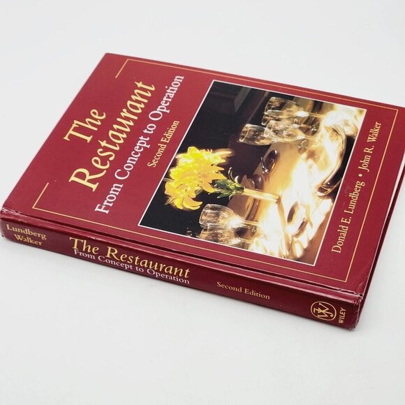 The Restaurant From Concept to Operation Textbook Lundberg Walker Hardcover - Picture 9 of 14